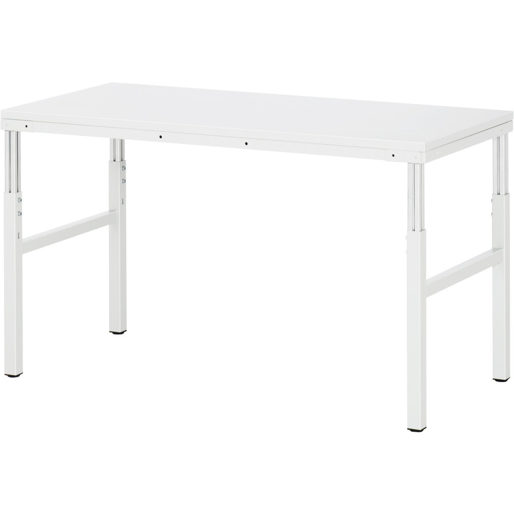 Illustration du produit: RAU Table de travail Série E, HxlxP 650-1 000 x 1 500 x 700 mm, plan de travail avec revêtement en mélamine EGB