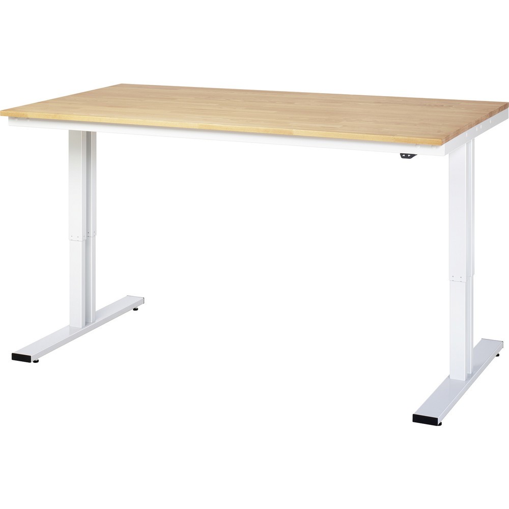 Produktabbildung Nr. 2: RAU Table pour poste de travail à réglage électrique de la hauteur série adlatus 300, HxlxP 720-1 120 x 1 250 x 800 mm, plan de travail en MDF