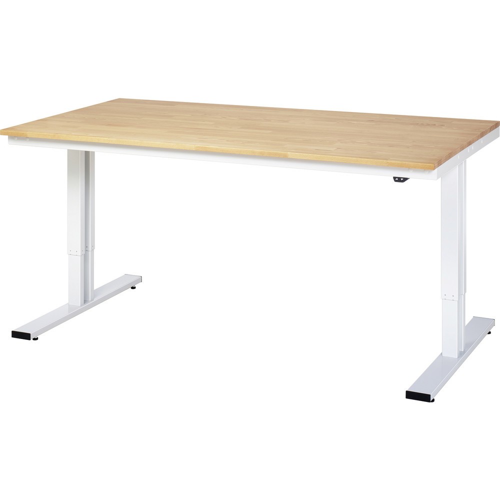 Produktabbildung Nr. 3: RAU Table pour poste de travail à réglage électrique de la hauteur série adlatus 300, HxlxP 720-1 120 x 1 250 x 800 mm, plan de travail en MDF