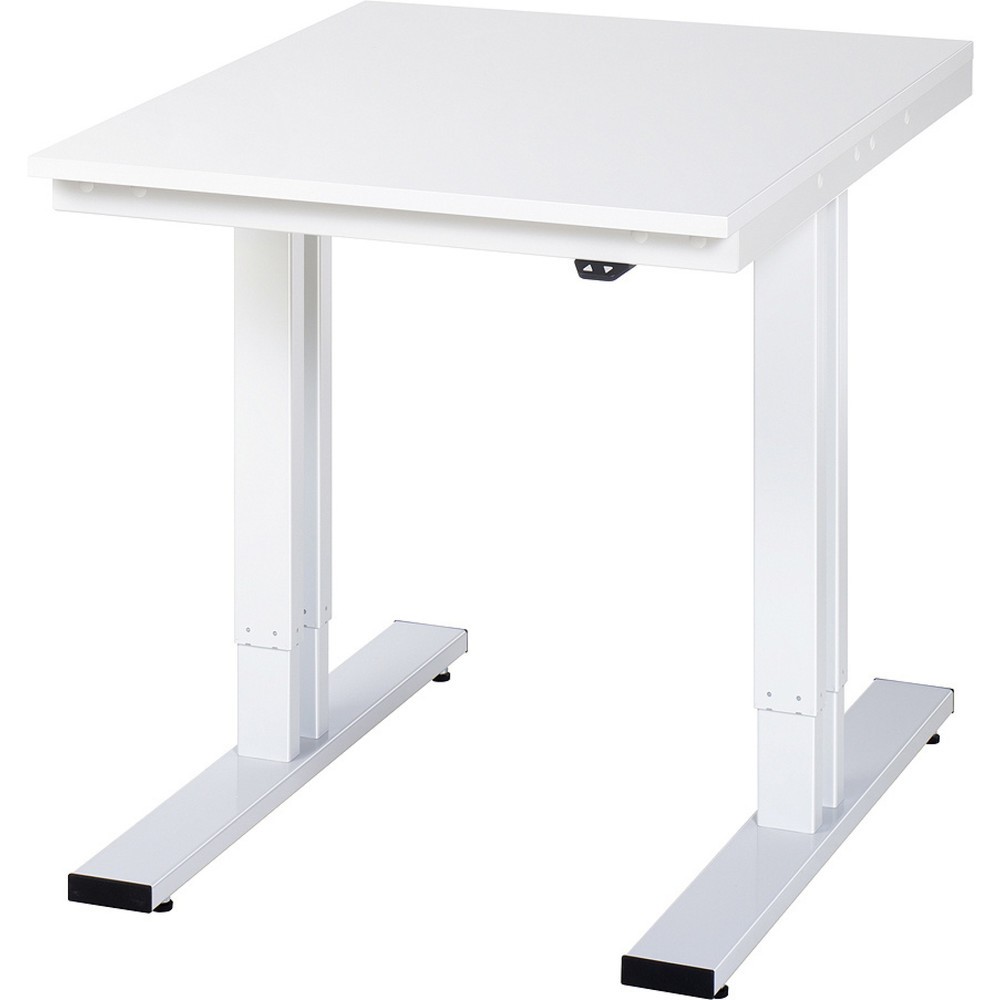 Illustration du produit: RAU Table pour poste de travail à réglage électrique de la hauteur série adlatus 300, HxlxP 720-1 120 x 750 x 1 000 mm, plan de travail EGB mélaminé