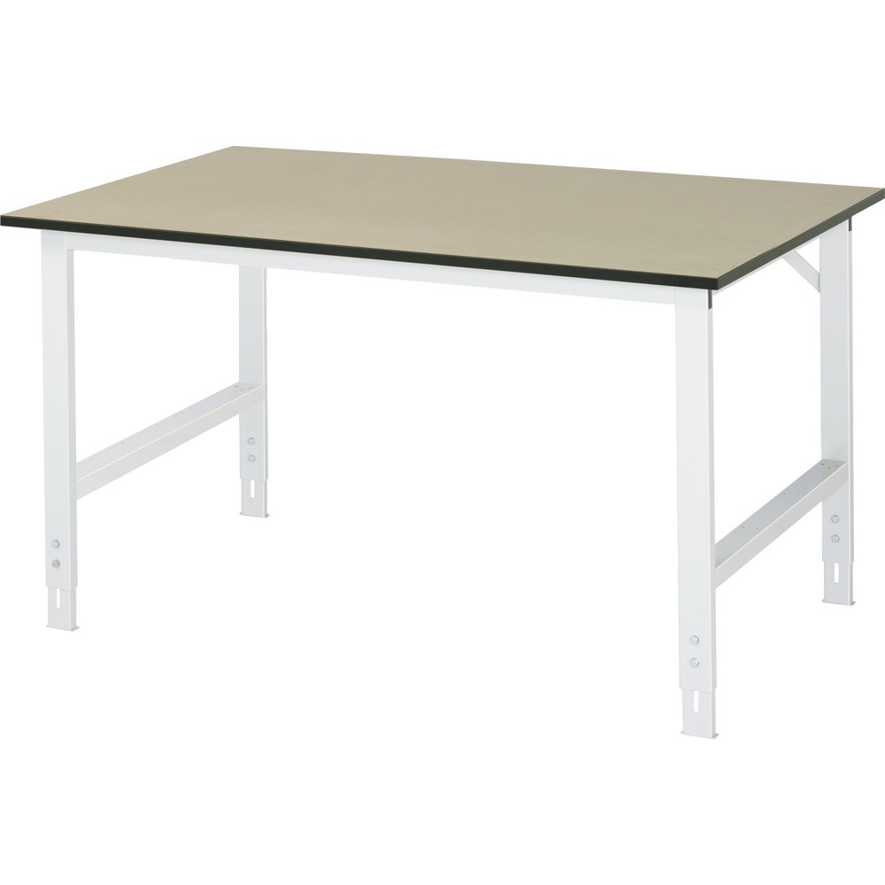 Illustration du produit: RAU Table pour poste de travail réglable en hauteur série TOM, HxlxP 760-1 080 x 1 500 x 1 000 mm, plan de travail MDF
