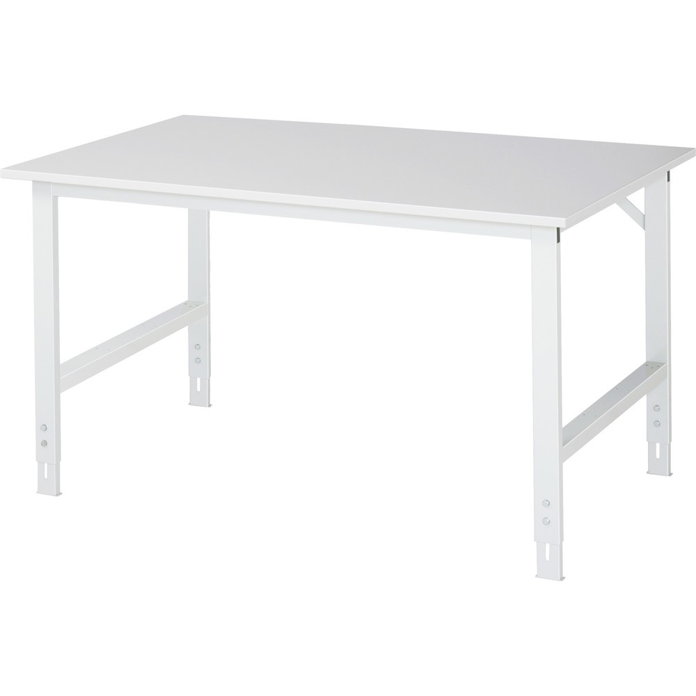 Illustration du produit: RAU Table pour poste de travail réglable en hauteur série TOM, HxlxP 760-1 080 x 1 500 x 1 000 mm, plan de travail EGB mélaminé