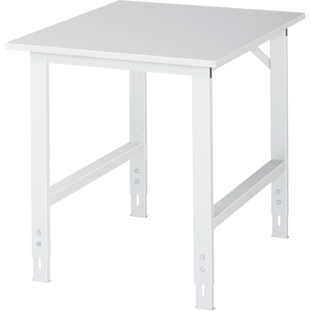 Illustration du produit: RAU Table pour poste de travail réglable en hauteur série TOM, HxlxP 760-1 080 x 750 x 1 000 mm, plan de travail EGB mélaminé