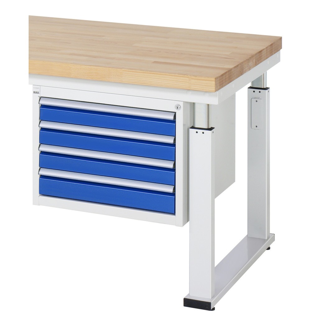 Produktabbildung: RAU Unterbau-Container adlatus, HxBxT 440 x 580 x 650 mm, 4 Schubladen