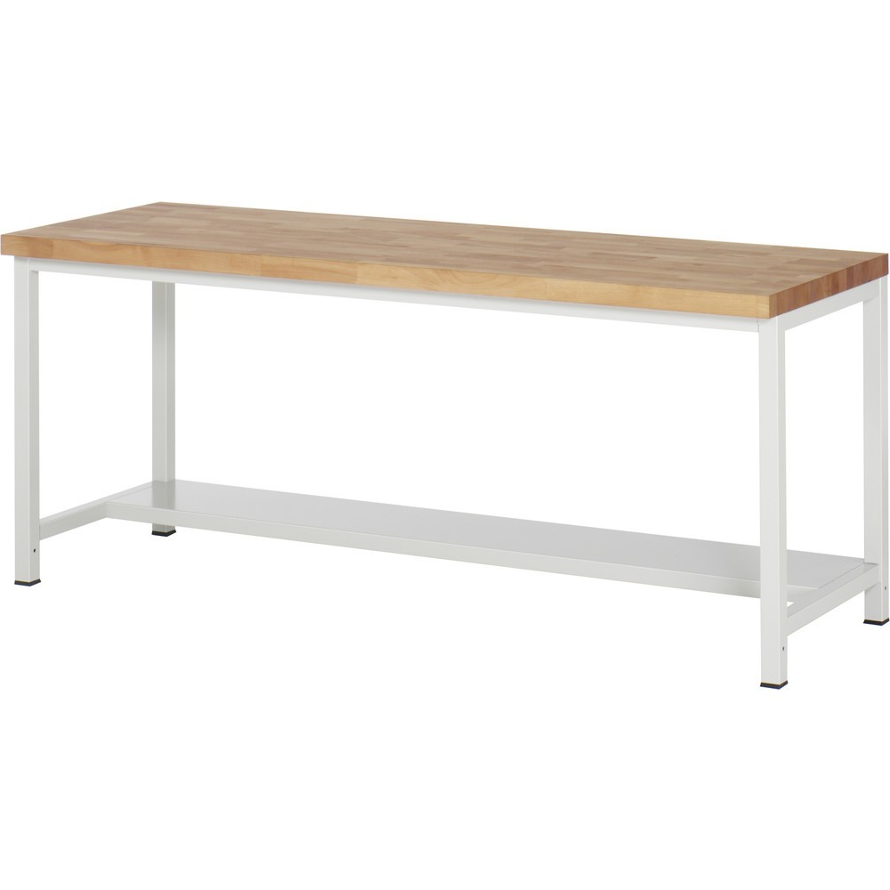Produktabbildung Nr. 1: RAU Werkbank Serie 8000, 1 Ablageboden Tiefe 320 mm, HxBxT 840 x 2.000 x 700 mm