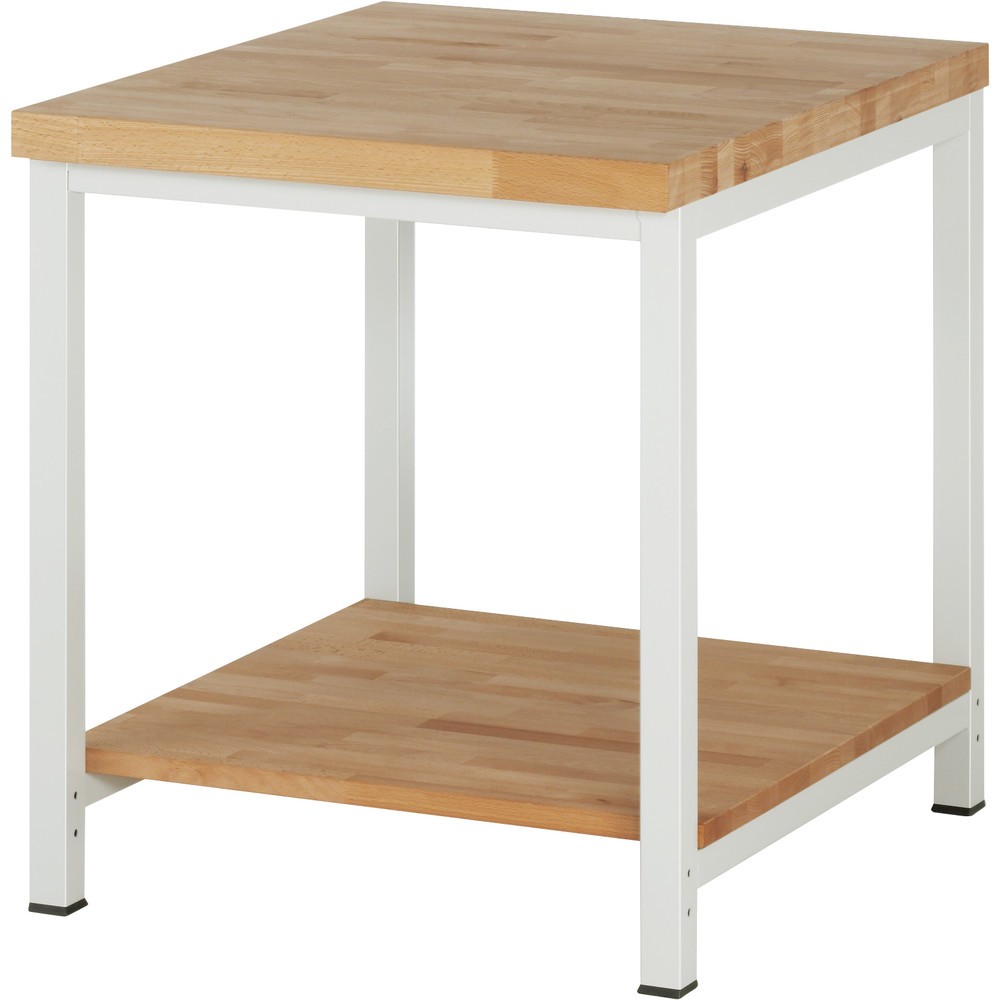 Produktabbildung Nr. 1: RAU Werkbank Serie 8000, 1 Buche-Massiv-Ablageboden Tiefe 757 mm, HxBxT 840 x 750 x 900 mm