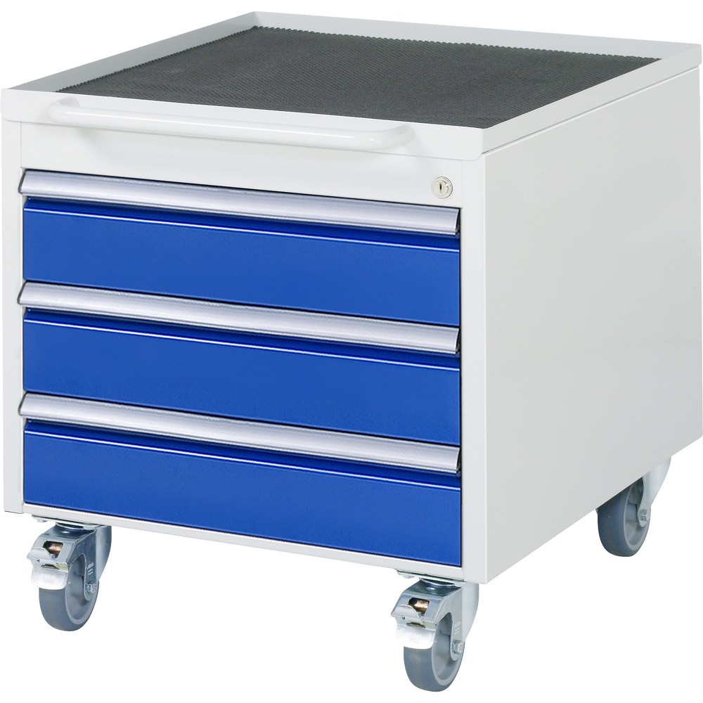 Produktabbildung: RAU Roll-Container Serie 7000, HxBxT 565 x 580 x 650 mm, mit 3 Schubladen