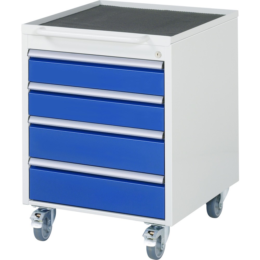 Produktabbildung: RAU Roll-Container Serie 7000, HxBxT 745 x 580 x 650 mm, mit 4 Schubladen