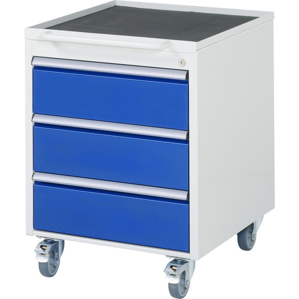 Produktabbildung: RAU Roll-Container Serie 7000, HxBxT 745 x 580 x 650 mm, mit 3 Schubladen