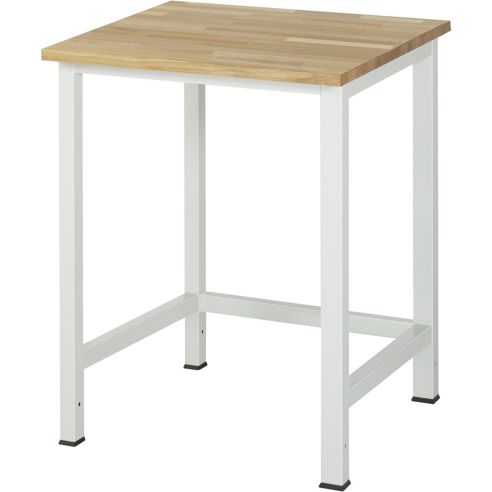 Produktabbildung Nr. 1: RAU Werktisch 900, HxBxT 825 x 750 x 800 mm, Arbeitplatte Buche-Massiv