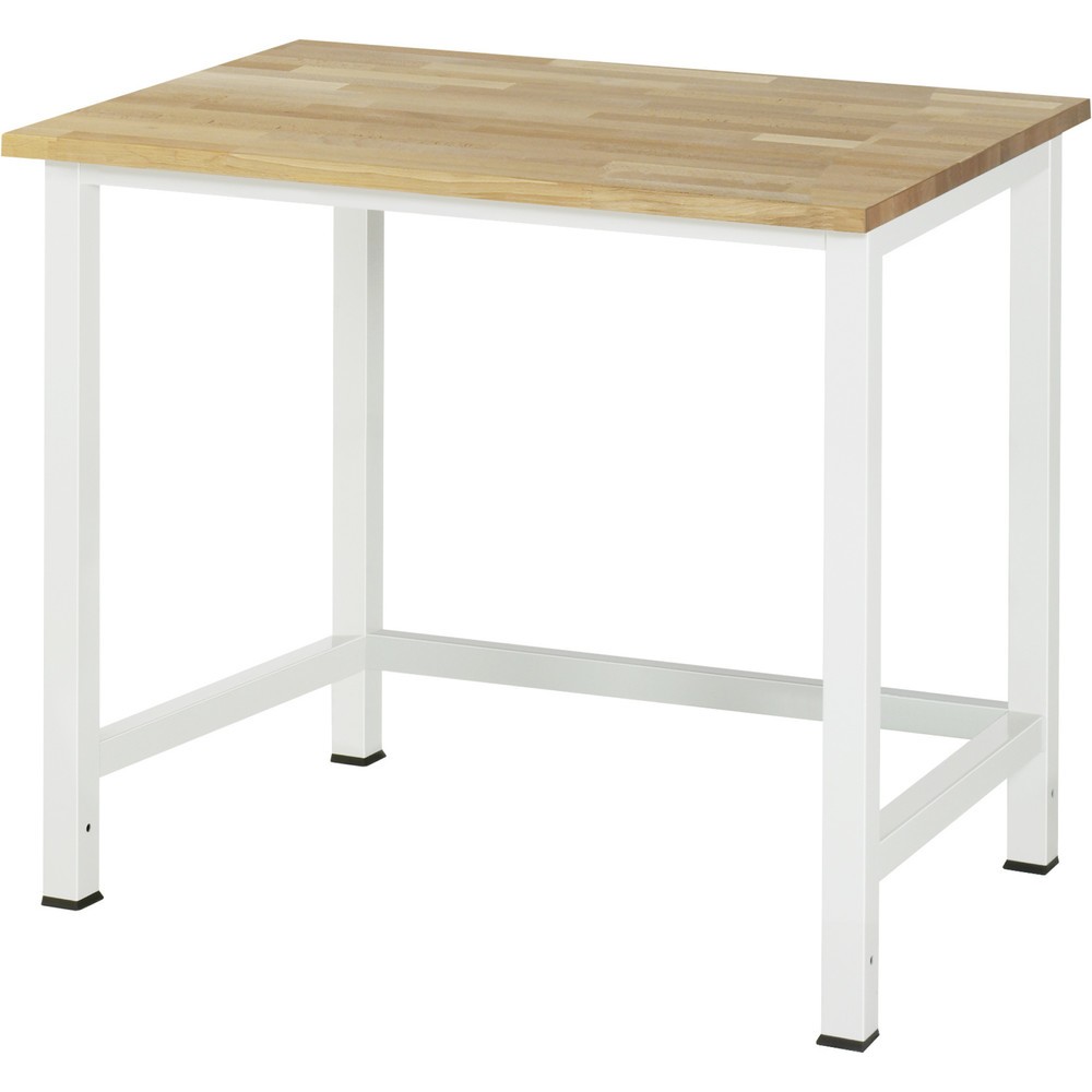 Produktabbildung Nr. 1: RAU Werktisch 900, HxBxT 825 x 1.000 x 800 mm, Arbeitplatte Buche-Massiv