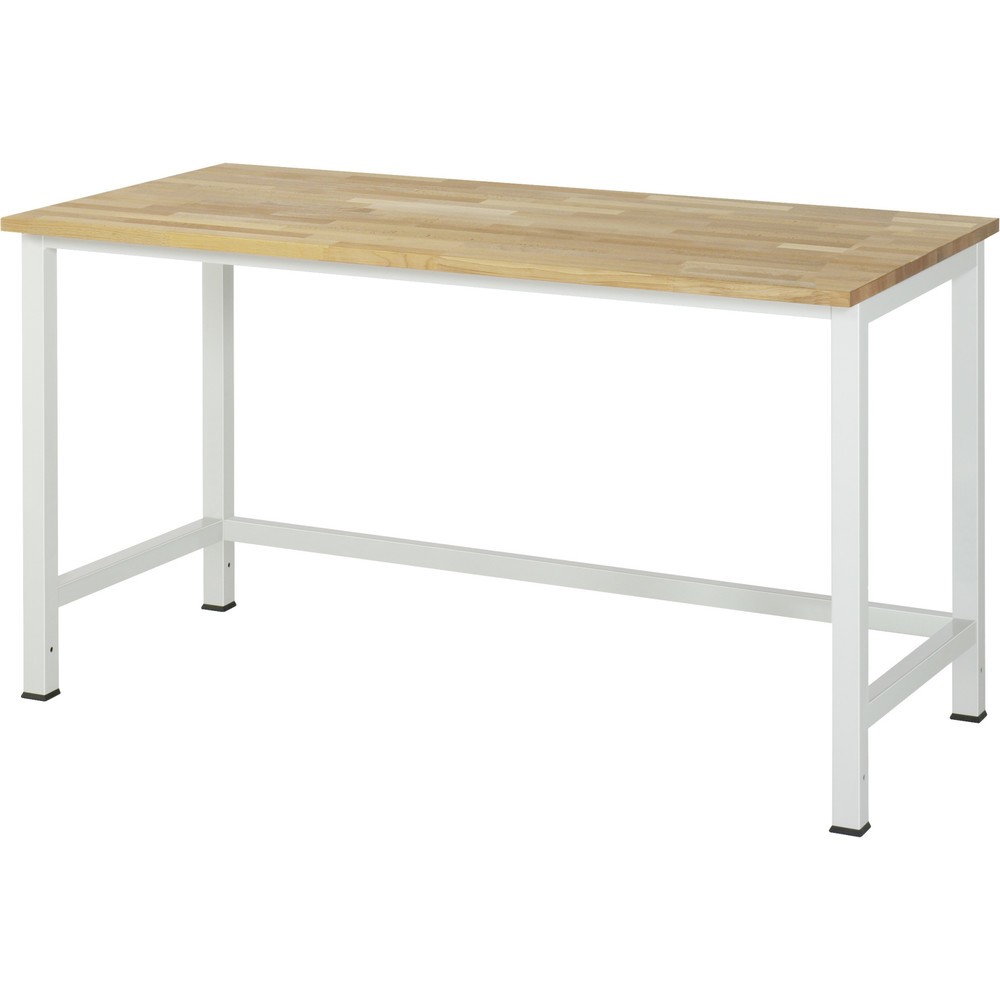 Produktabbildung Nr. 1: RAU Werktisch 900, HxBxT 825 x 1.500 x 800 mm, Arbeitplatte Buche-Massiv