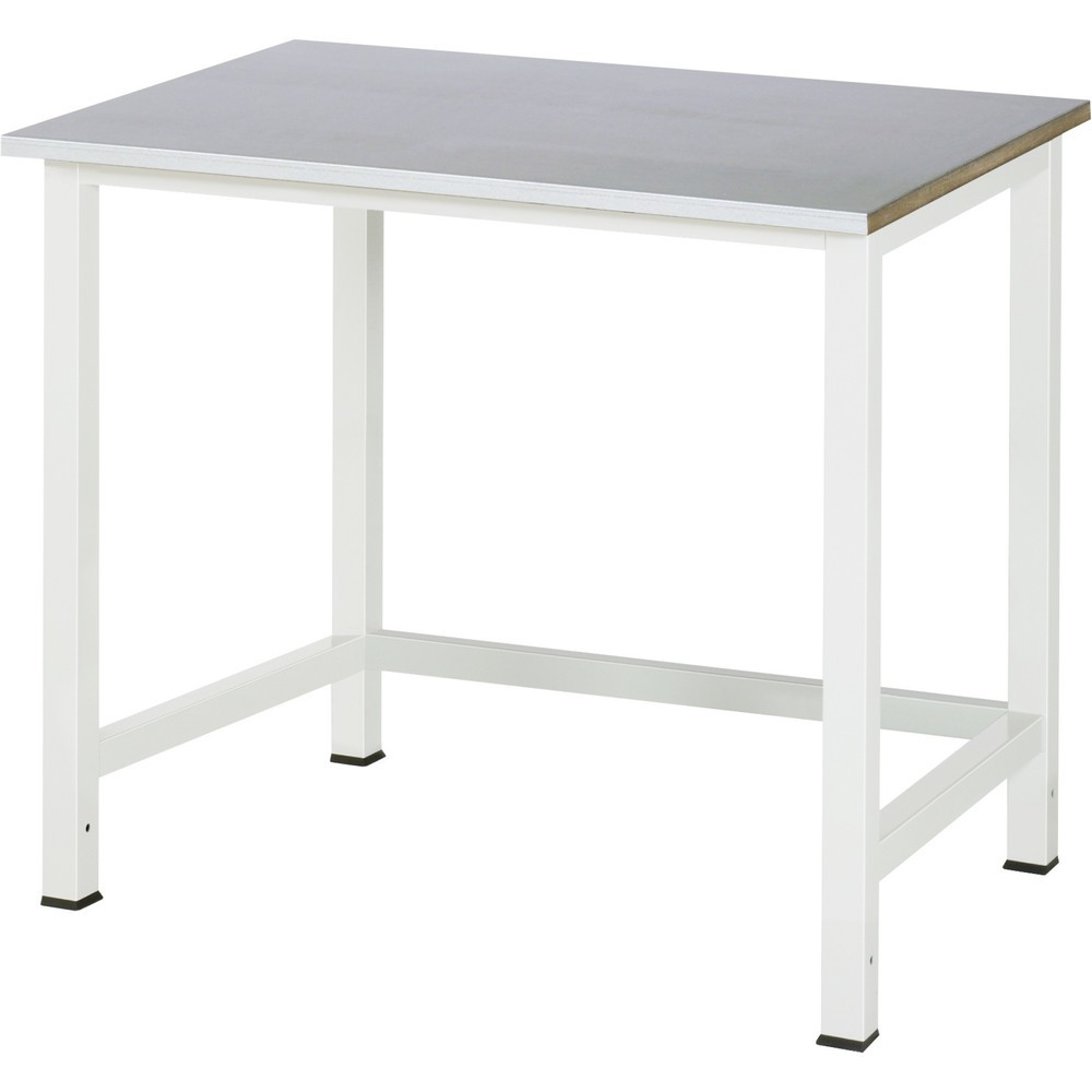 Produktabbildung Nr. 1: RAU Werktisch 900, HxBxT 825 x 1.000 x 800 mm, Arbeitplatte Stahlblech-Belag