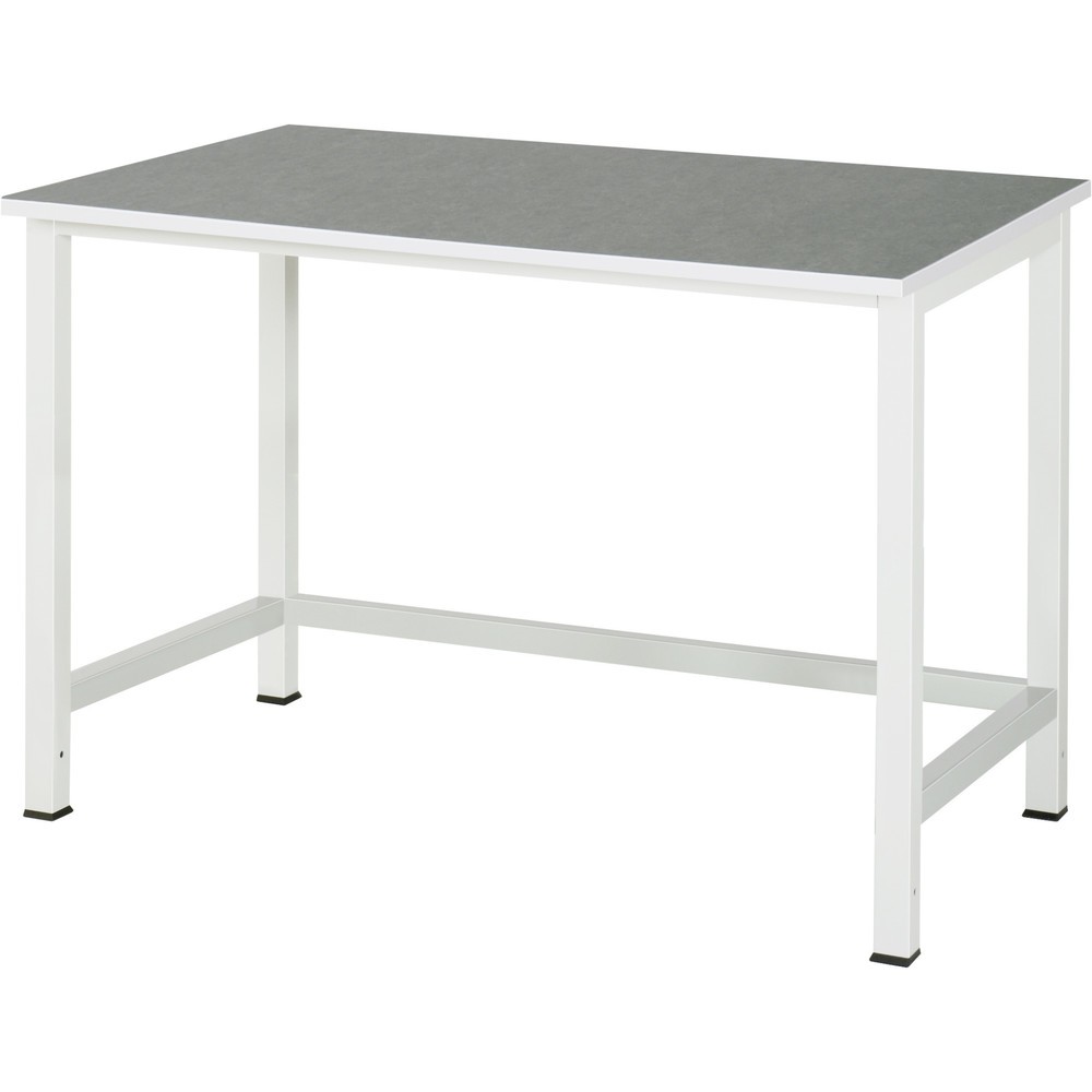 Produktabbildung Nr. 1: RAU Werktisch 900, HxBxT 825 x 1.250 x 800 mm, Arbeitplatte Universal-/Linoleum-Belag