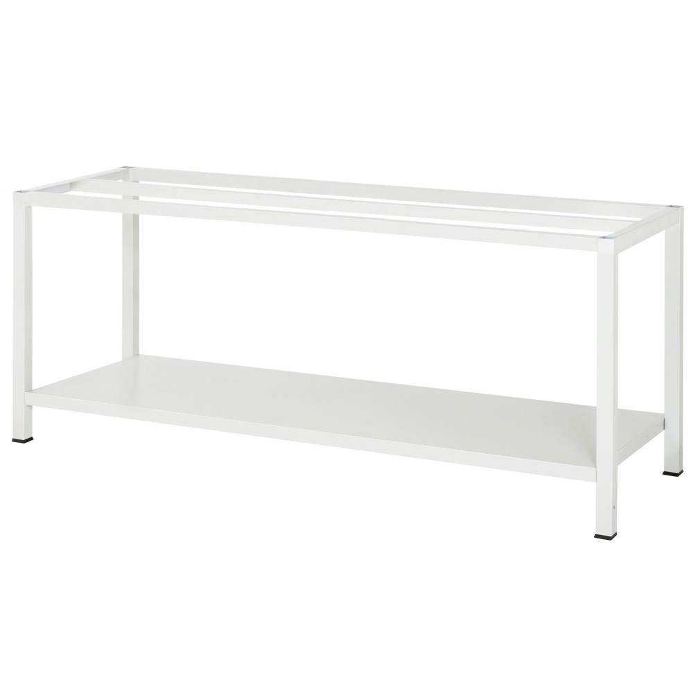 Produktabbildung Nr. 3: RAU Werktisch 900 mit Ablageboden Tiefe 650 mm, HxBxT 825 x 2.500 x 800 mm, Arbeitplatte Stahlblech-Belag