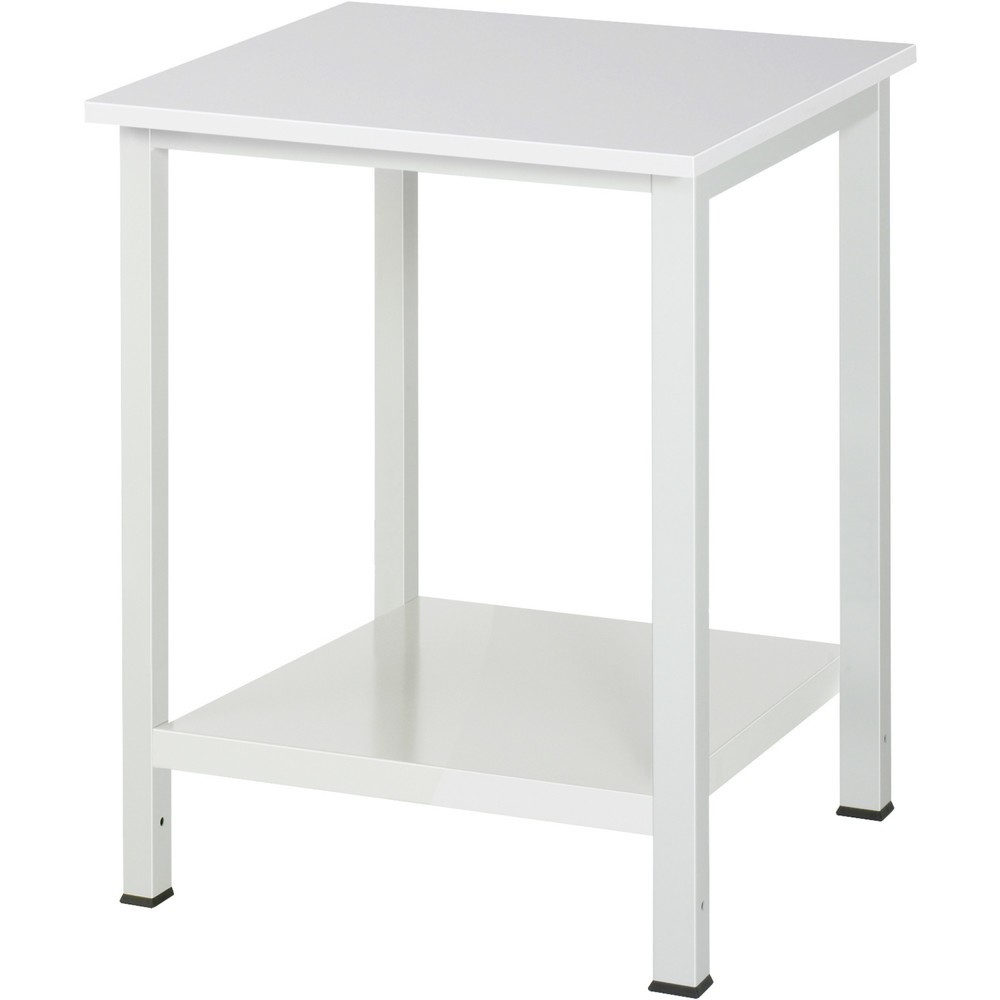 Produktabbildung Nr. 1: RAU Werktisch 900 mit Ablageboden Tiefe 650 mm, HxBxT 825 x 750 x 800 mm, Arbeitplatte EGB-Melamin-Belag