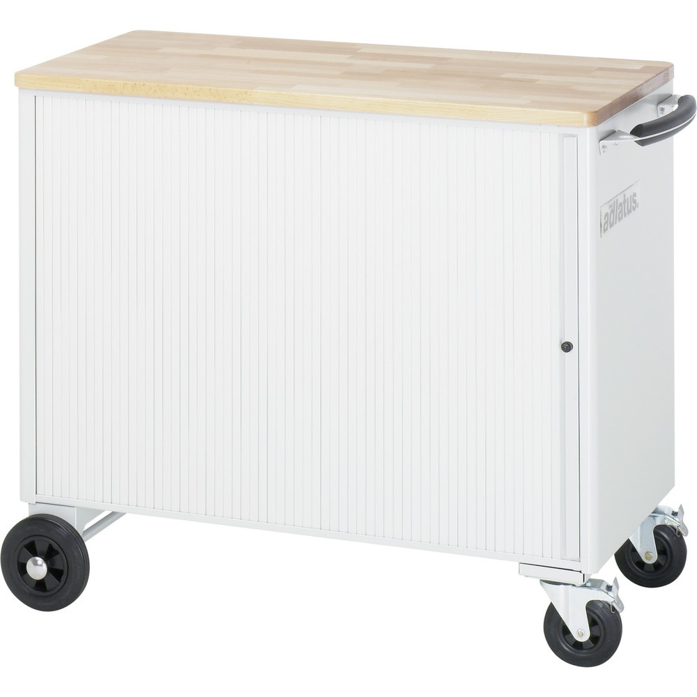 Produktabbildung Nr. 3: RAU Werkzeugwagen Serie adlatus, HxBxT 890 x 1.025 x 520 mm, 4 Schubladen 2 x 40, 1 x 105, 1 x 130 mm, Arbeitsplatte Buche