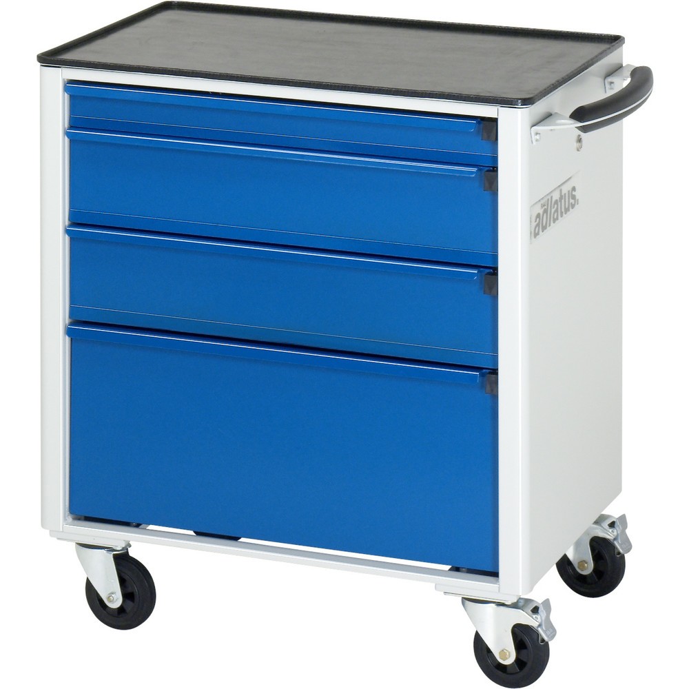 Produktabbildung Nr. 2: RAU Werkzeugwagen Serie adlatus 700, HxBxT 790 x 700 x 510 mm, 4 Schubladen 1 x 65, 2 x 130, 1 x 260 mm, Arbeitsplatte Metall