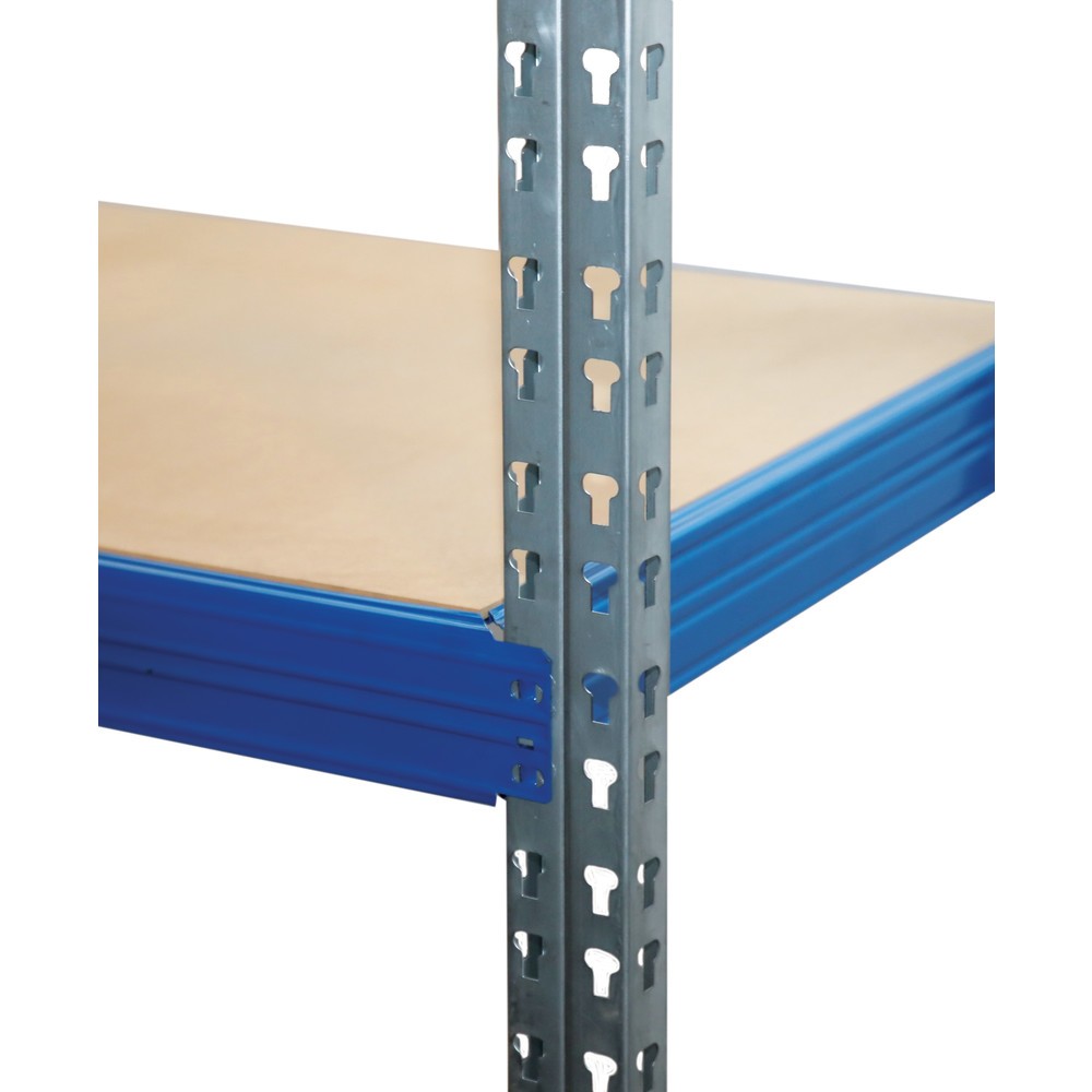 Produktabbildung Nr. 2: Rayonnage pour charges lourdes à grande portée, module de base, charge par tablette 600 kg, bleu, HxlxP 2.400 x 1.600 x 600 mm