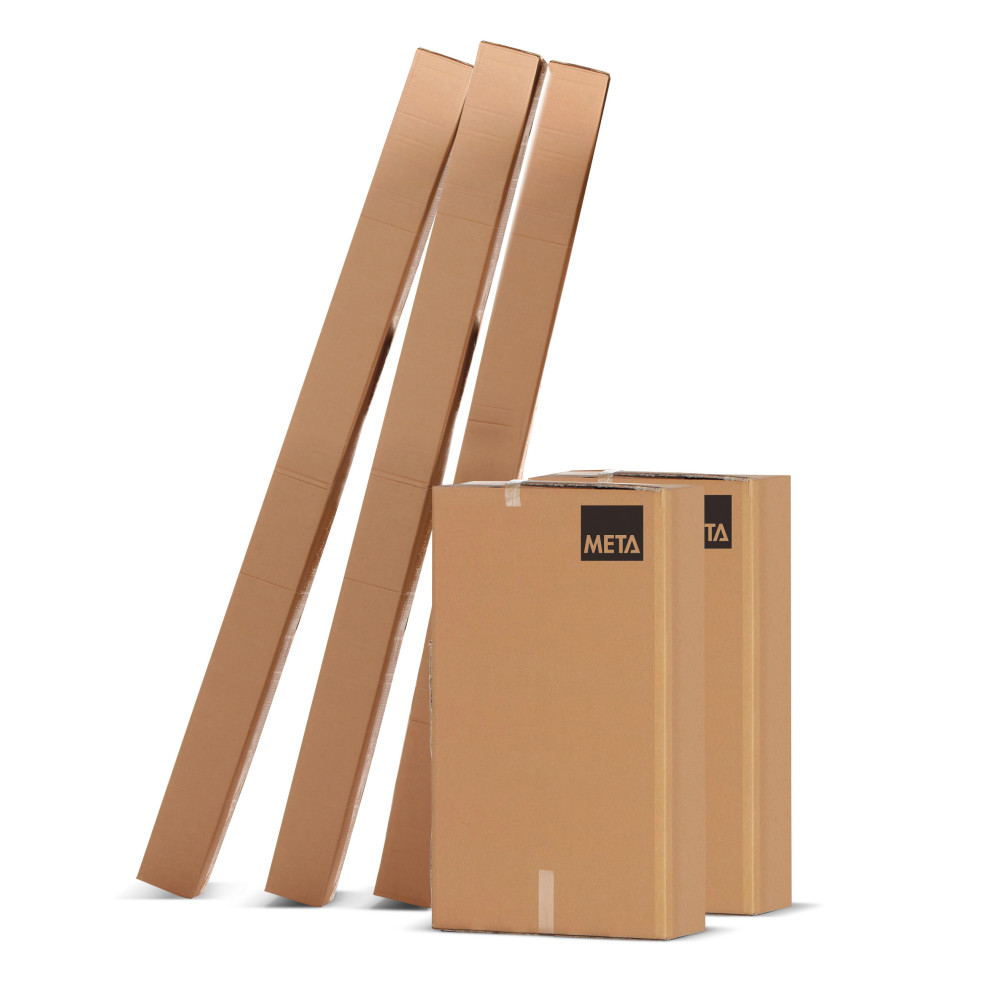 Produktabbildung Nr. 2: Rayonnage à tablettes META CLIP S3, TA, système d’emboîtement, FL 150 kg, galvanisé, H x l x P 2 000 x 1 000 x 400 mm