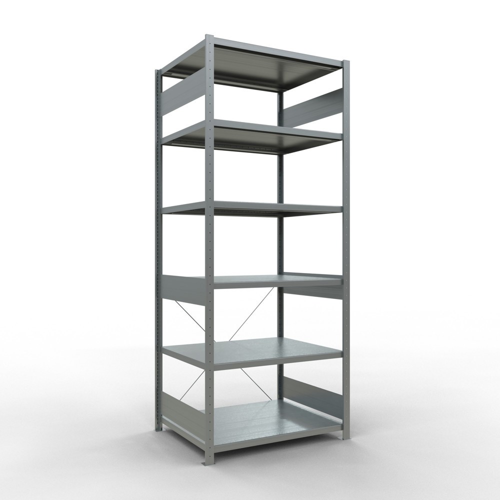 Produktabbildung Nr. 1: SCHULTE Rayonnage à tablettes galvanisé, charge par tablette 330 kg, HxlxP 2 500 x 1 060 x 836 mm