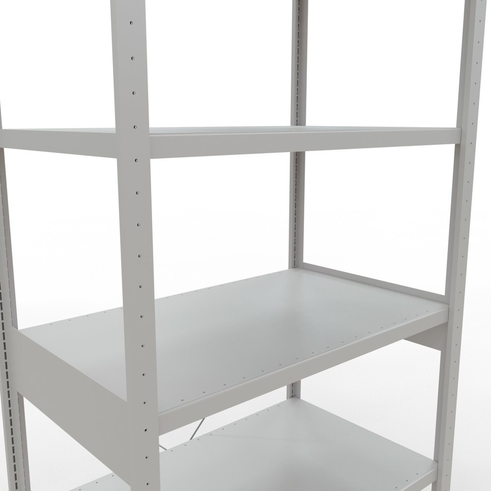N° de l'image du produit 5 : SCHULTE Rayonnage à tablettes gris clair, charge par tablette 330 kg, HxlxP 2 500 x 1 060 x 636 mm