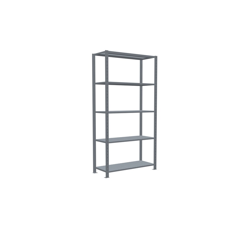 Produktabbildung Nr. 2: SCHULTE Rayonnage à tablettes galvanisé avec 5 tablettes en tôle d’acier, charge par tablette 330 kg, HxlxP 2 000 x 1 060 x 436 mm