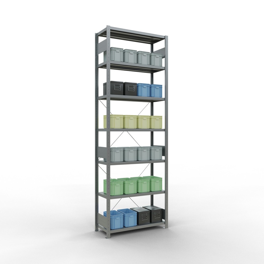 Produktabbildung Nr. 3: SCHULTE Rayonnage à tablettes galvanisé, charge par tablette 330 kg, HxlxP 3 000 x 1 060 x 436 mm