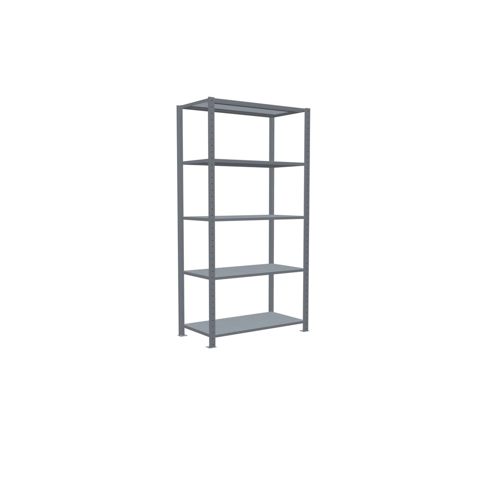Produktabbildung Nr. 2: SCHULTE Rayonnage à tablettes galvanisé avec 5 tablettes en tôle d’acier, charge par tablette 330 kg, HxlxP 2 000 x 1 060 x 536 mm