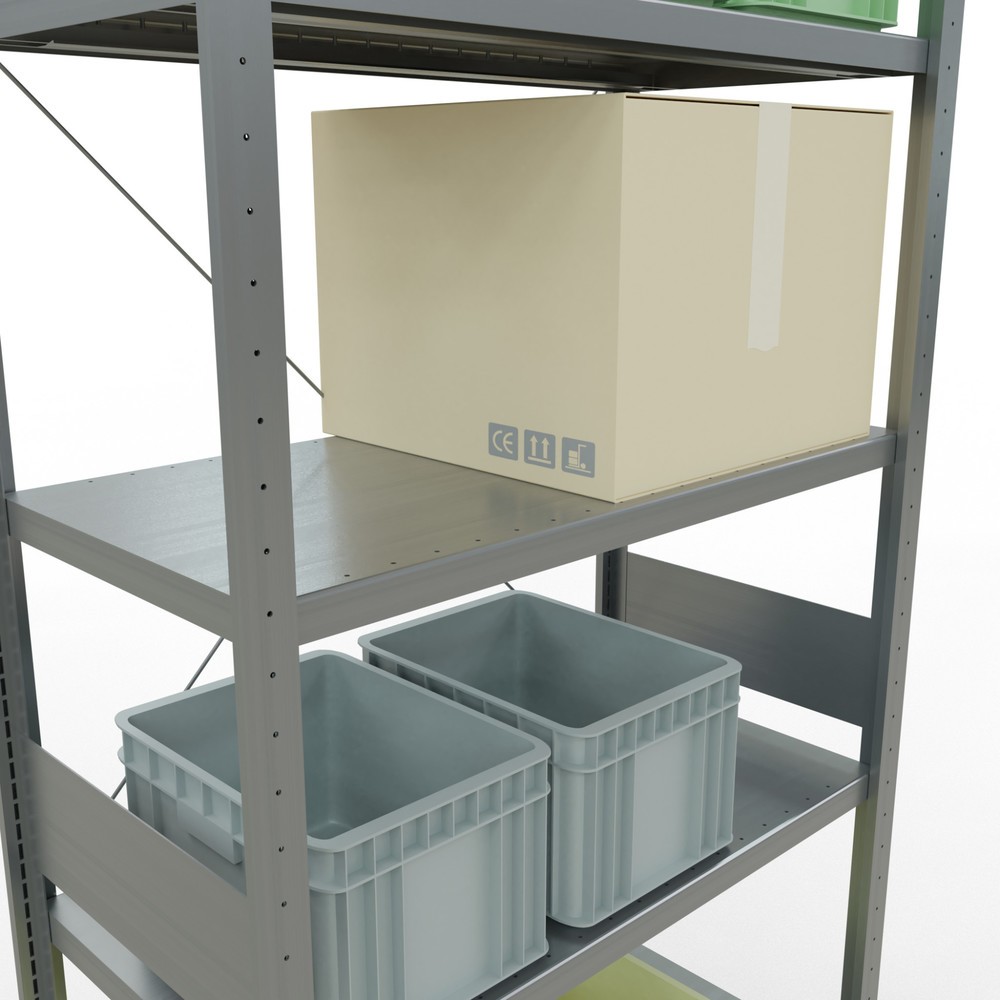 Produktabbildung Nr. 4: SCHULTE Rayonnage à tablettes galvanisé, charge par tablette 330 kg, HxlxP 3 000 x 1 060 x 536 mm