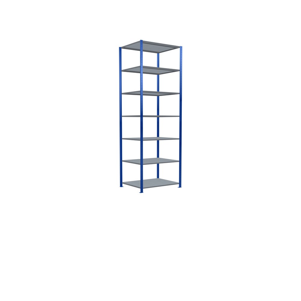 Produktabbildung Nr. 2: SCHULTE Rayonnage à tablettes, bleu gentiane / galvanisé, charge par tablette 330 kg, HxlxP 3 000 x 1 060 x 836 mm