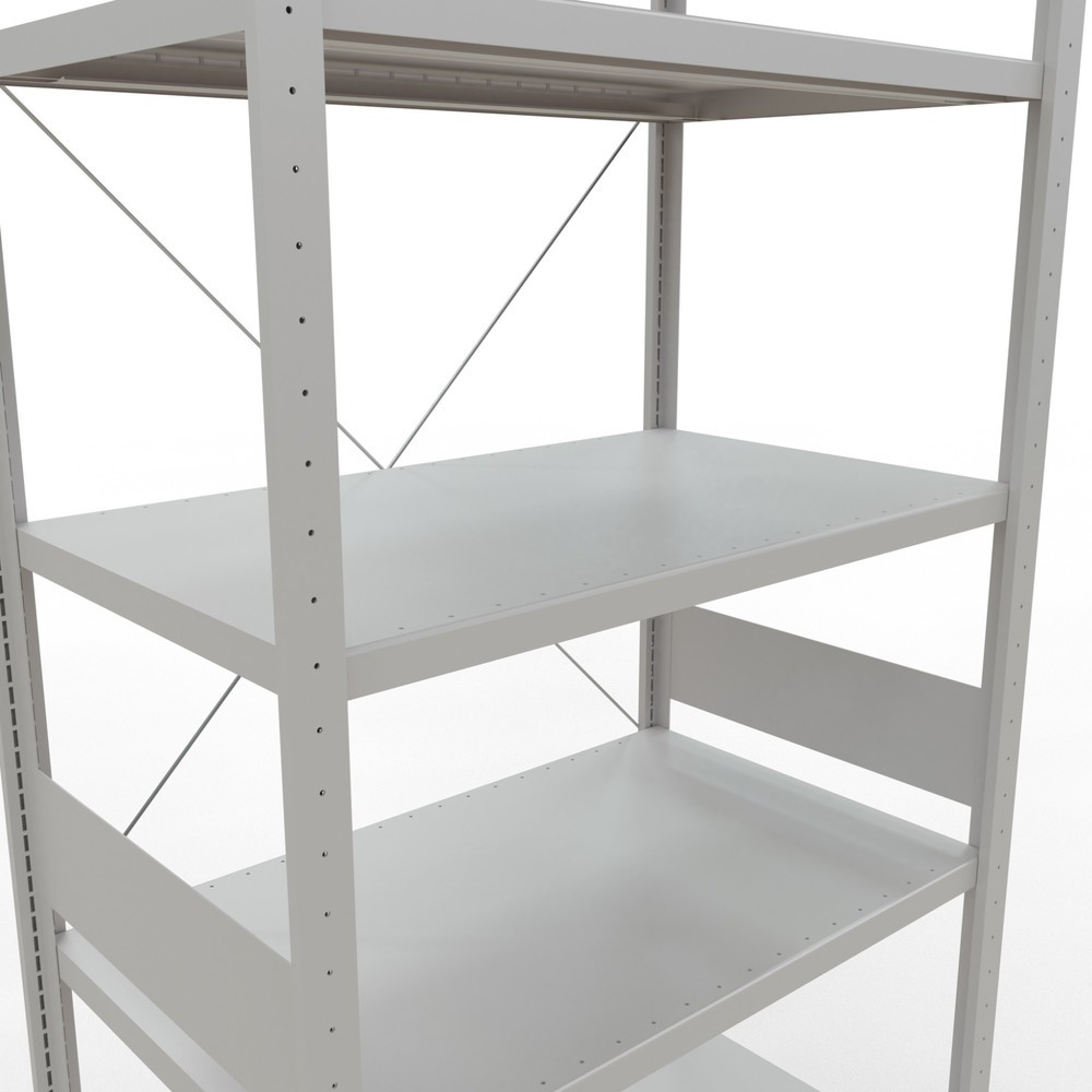 Produktabbildung Nr. 5: SCHULTE Rayonnage à tablettes gris clair, charge par tablette 330 kg, HxlxP 3 000 x 1 060 x 636 mm