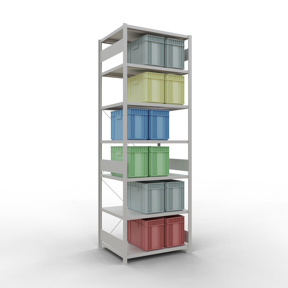 Produktabbildung Nr. 3: SCHULTE Rayonnage à tablettes gris clair, charge par tablette 330 kg, HxlxP 3 000 x 1 060 x 836 mm