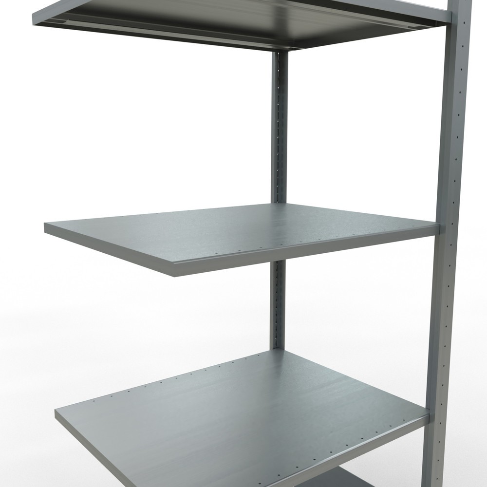 Produktabbildung Nr. 4: Rayonnage à tablettes SCHULTE, système à emboîter, travée auxiliaire, CT 150 kg, galvanisé, HxlxP 2 000 x 750 x 600 mm
