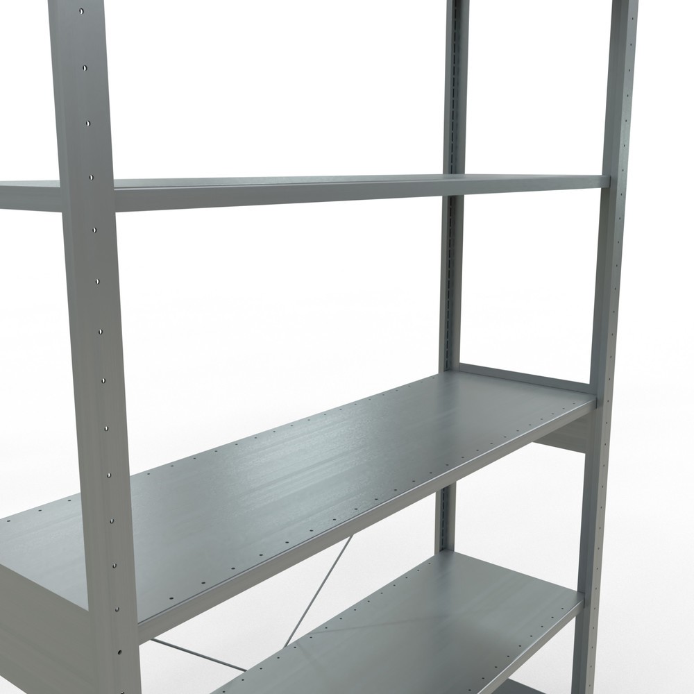 Produktabbildung Nr. 5: SCHULTE Rayonnage à tablettes galvanisé, charge par tablette 150 kg, HxlxP 2 500 x 1 360 x 436 mm