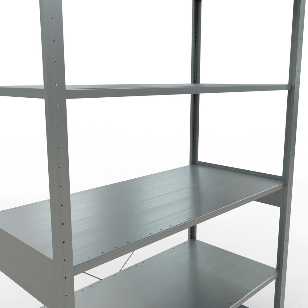 Produktabbildung Nr. 5: SCHULTE Rayonnage à tablettes galvanisé, charge par tablette 150 kg, HxlxP 2 500 x 1 360 x 636 mm
