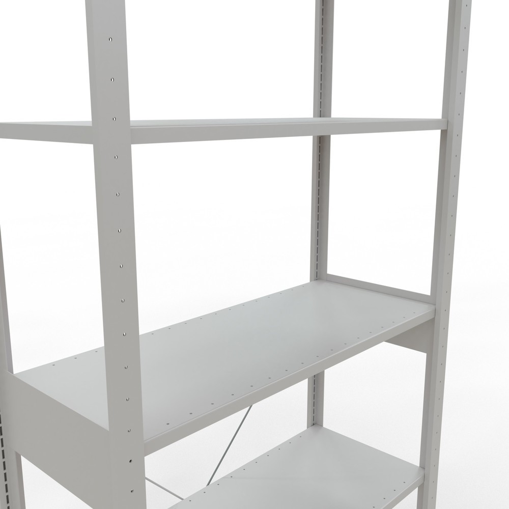 Produktabbildung Nr. 5: SCHULTE Rayonnage à tablettes gris clair, charge par tablette 150 kg, HxlxP 2 500 x 1 060 x 436 mm