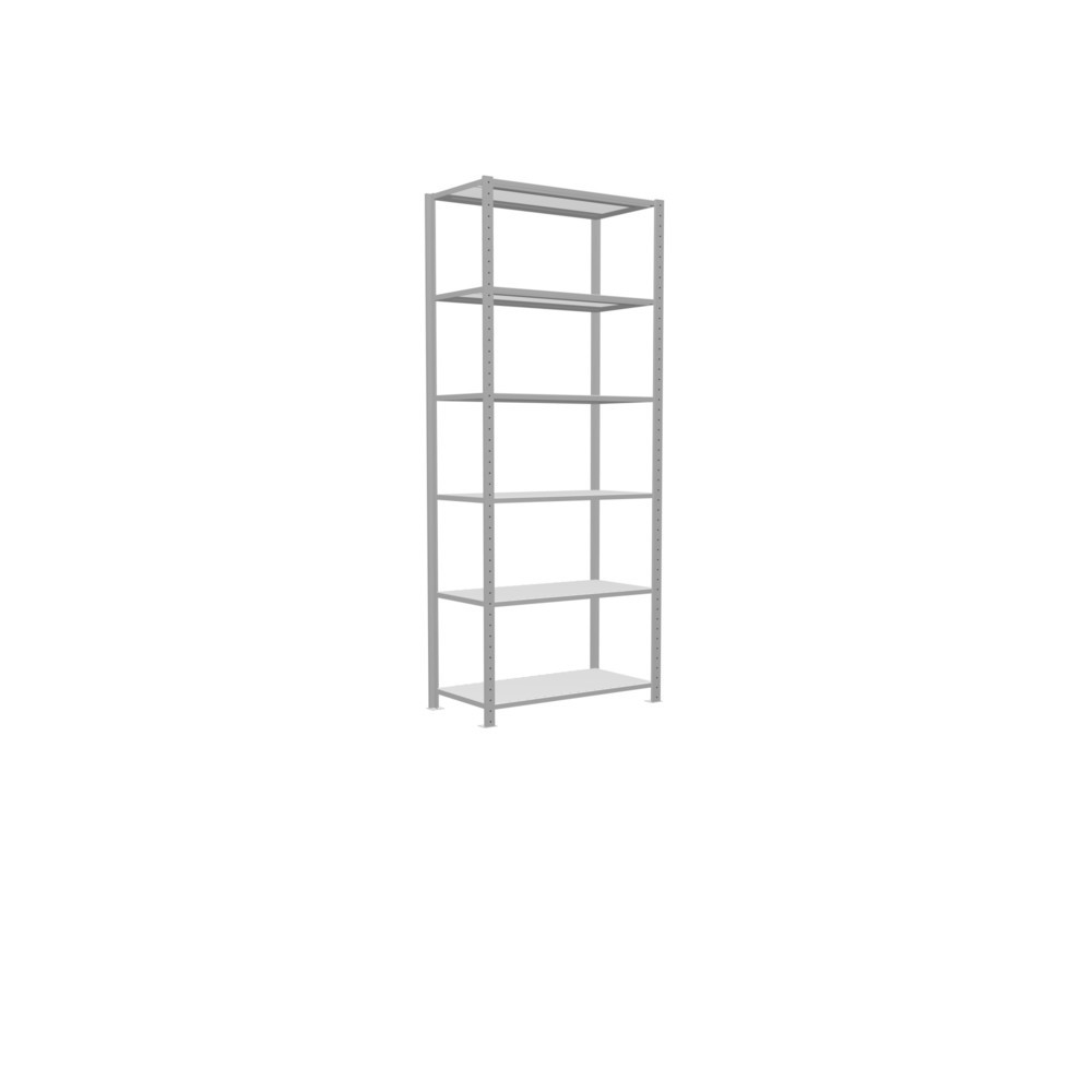 Produktabbildung Nr. 2: SCHULTE Rayonnage à tablettes gris clair, charge par tablette 150 kg, HxlxP 2 500 x 1 060 x 536 mm