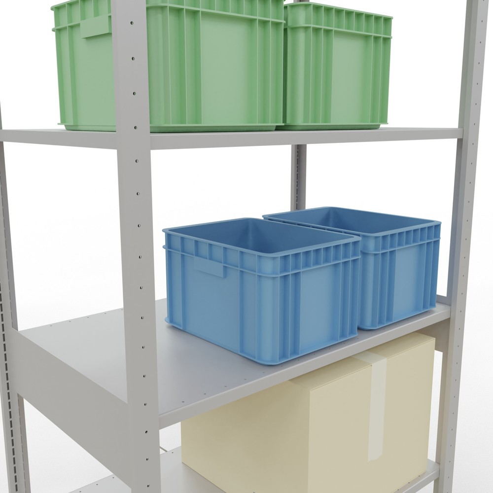Produktabbildung Nr. 4: SCHULTE Rayonnage à tablettes gris clair, charge par tablette 150 kg, HxlxP 2 500 x 1 060 x 636 mm