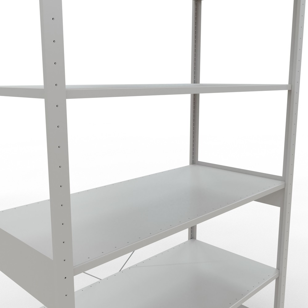 Produktabbildung Nr. 5: SCHULTE Rayonnage à tablettes gris clair, charge par tablette 150 kg, HxlxP 2 500 x 1 360 x 636 mm