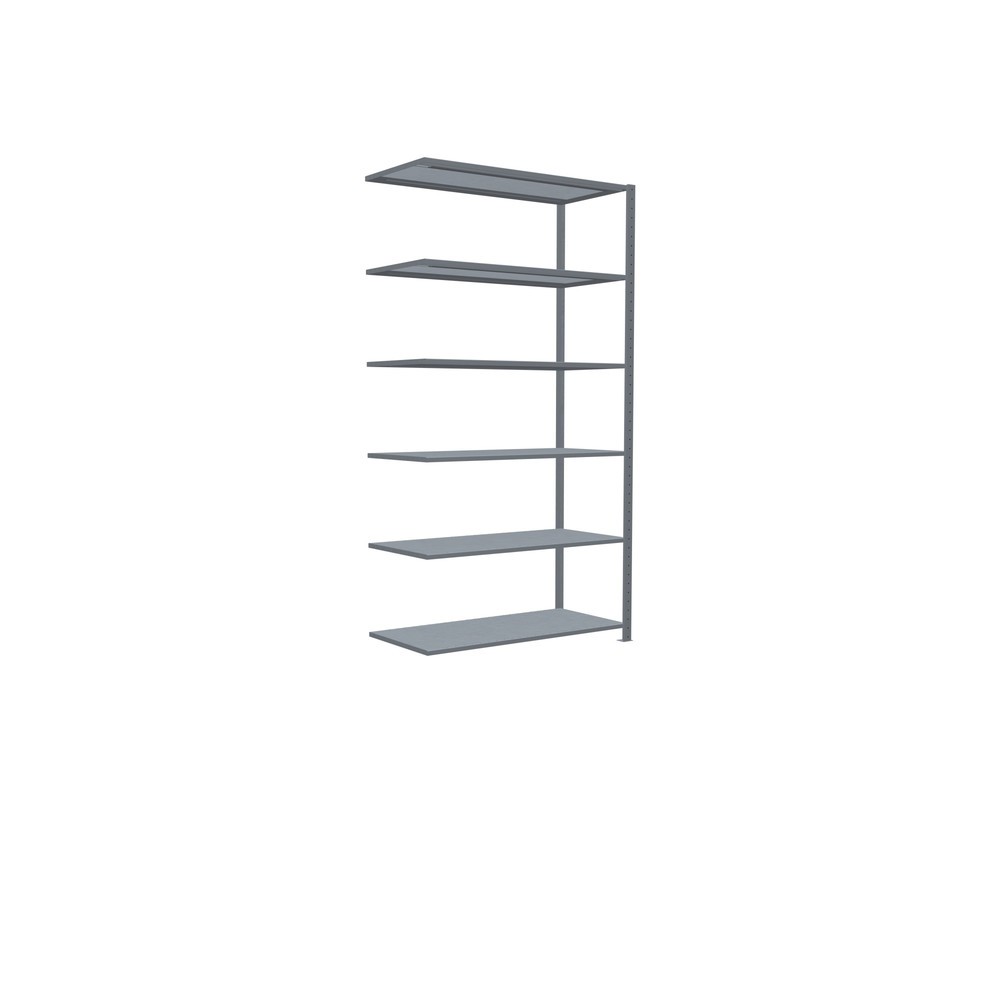 Produktabbildung Nr. 2: Rayonnage à tablettes SCHULTE, système enfichable, travée auxiliaire, CT 150 kg, galvanisé, H x l x P 2 500 x 1 300 x 600 mm