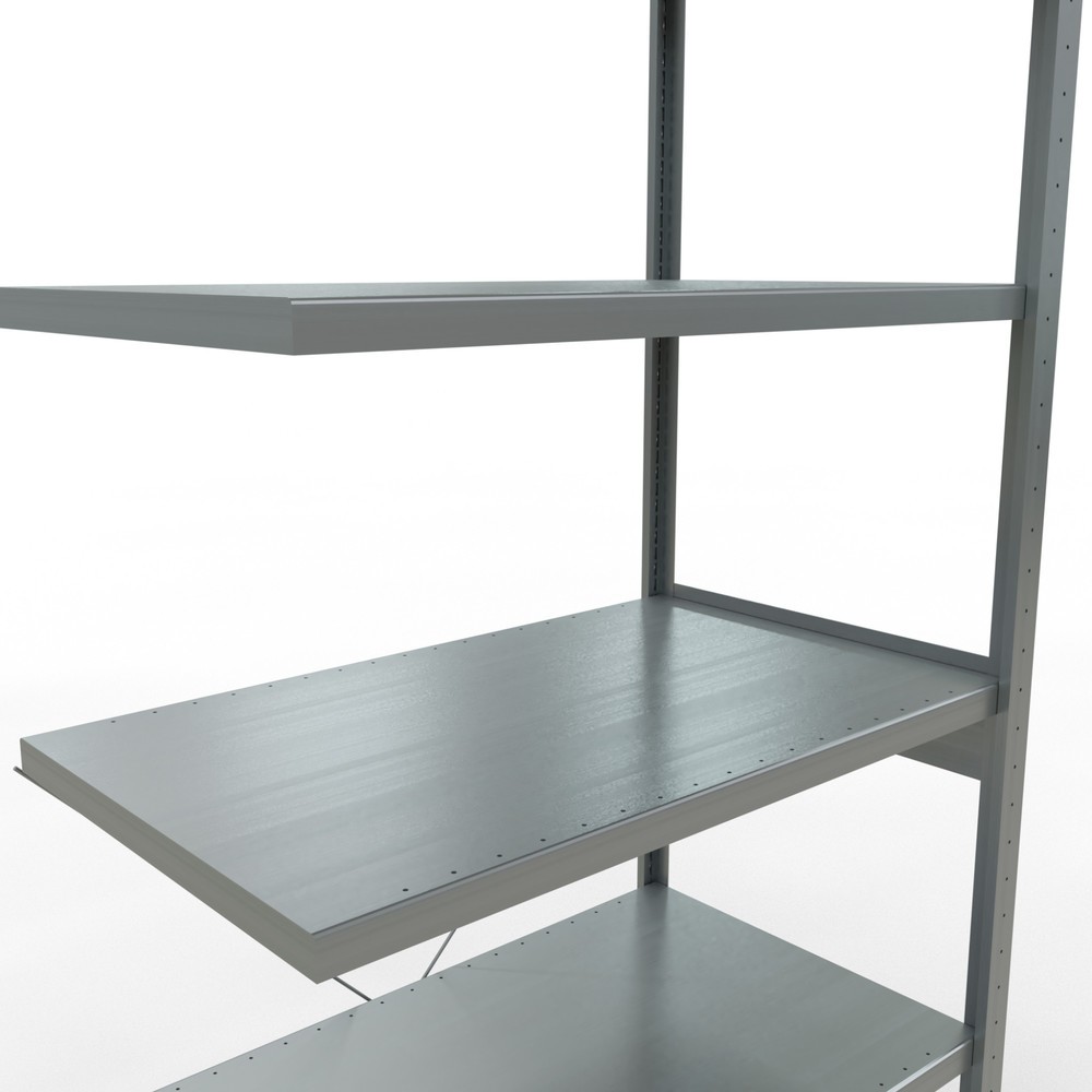 Produktabbildung Nr. 5: Rayonnage à tablettes SCHULTE, système à emboîter, travée auxiliaire, charge par tablette 330 kg, galvanisé, H x l x P 2 500 x 1 000 x 600 mm