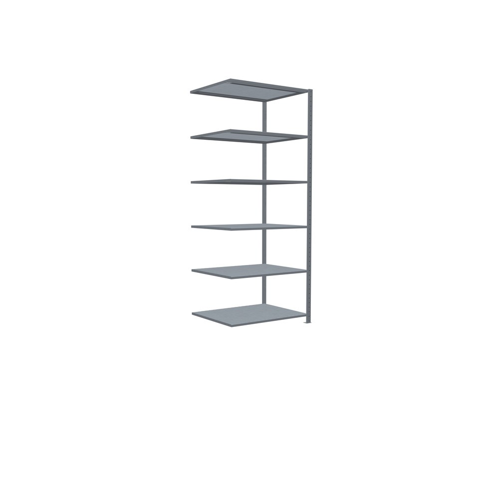 Produktabbildung Nr. 2: Rayonnage à tablettes SCHULTE, montage par enfichage, travée auxiliaire, charge par tablette 330 kg, galvanisé, HxlxP 2500 x 1000 x 800 mm