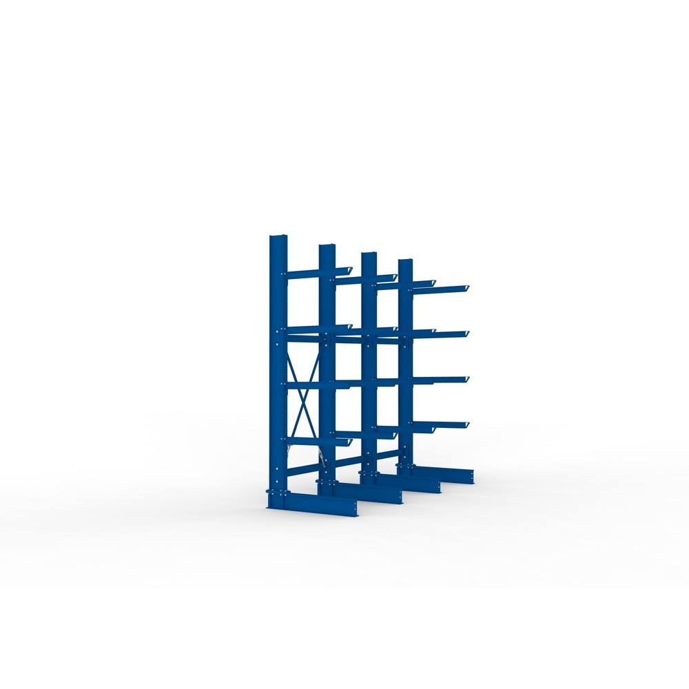 Produktabbildung Nr. 4: Kit complet de rayonnage cantilever pour charges lourdes META, unilatéral, capacité de charge par bras 630 kg, H x l x P 3 000 x 3 090 x 1 135 mm, 4 montants
