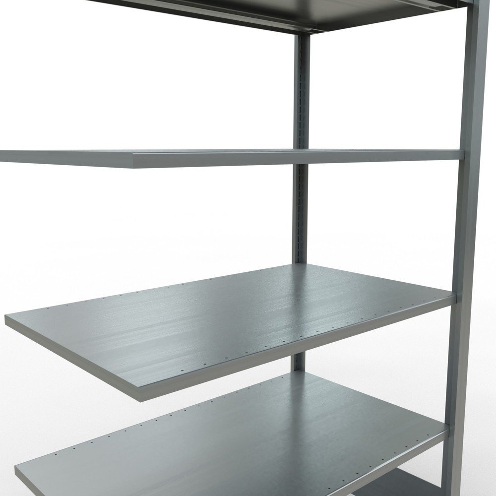 Produktabbildung Nr. 5: Rayonnage de bureau SCHULTE travée auxiliaire, utilisable des deux côtés, sans butées centrales, CT 150 kg, HxlxP 2 000 x 1 000 x 600 mm