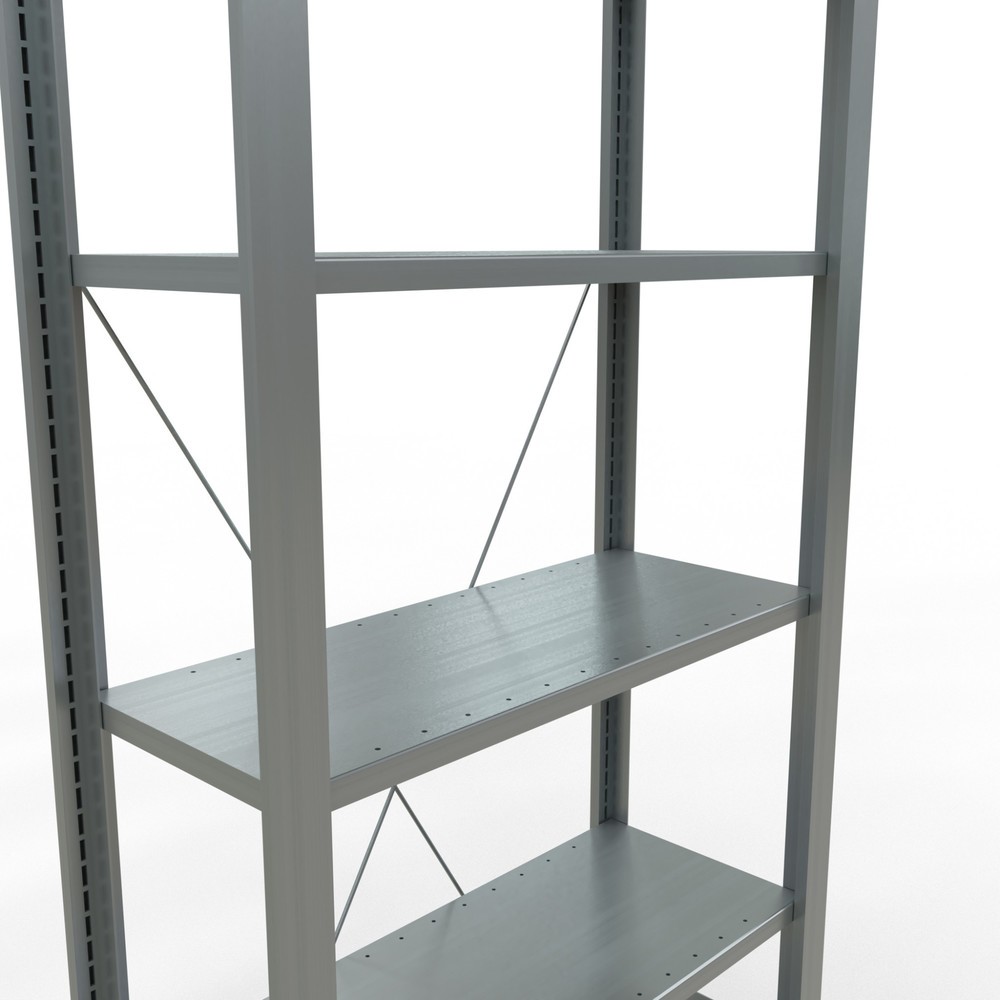 Produktabbildung Nr. 4: Rayonnage de bureau SCHULTE travée de base, utilisable d’un seul côté, sans barres de butée, CT 85 kg, HxlxP 2 000 x 750 x 300 mm