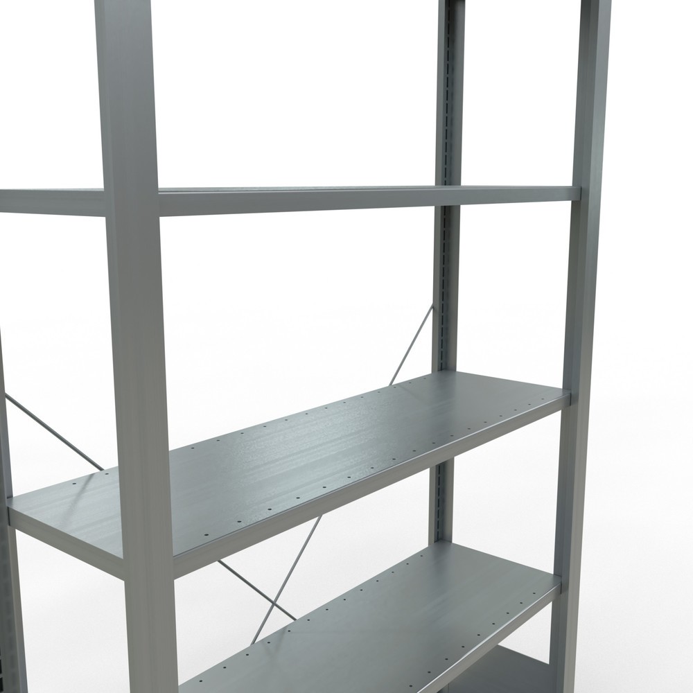 Produktabbildung Nr. 4: Rayonnage de bureau SCHULTE travée de base, utilisable d’un seul côté, sans barres de butée, CT 85 kg, HxlxP 2 000 x 1 000 x 300 mm