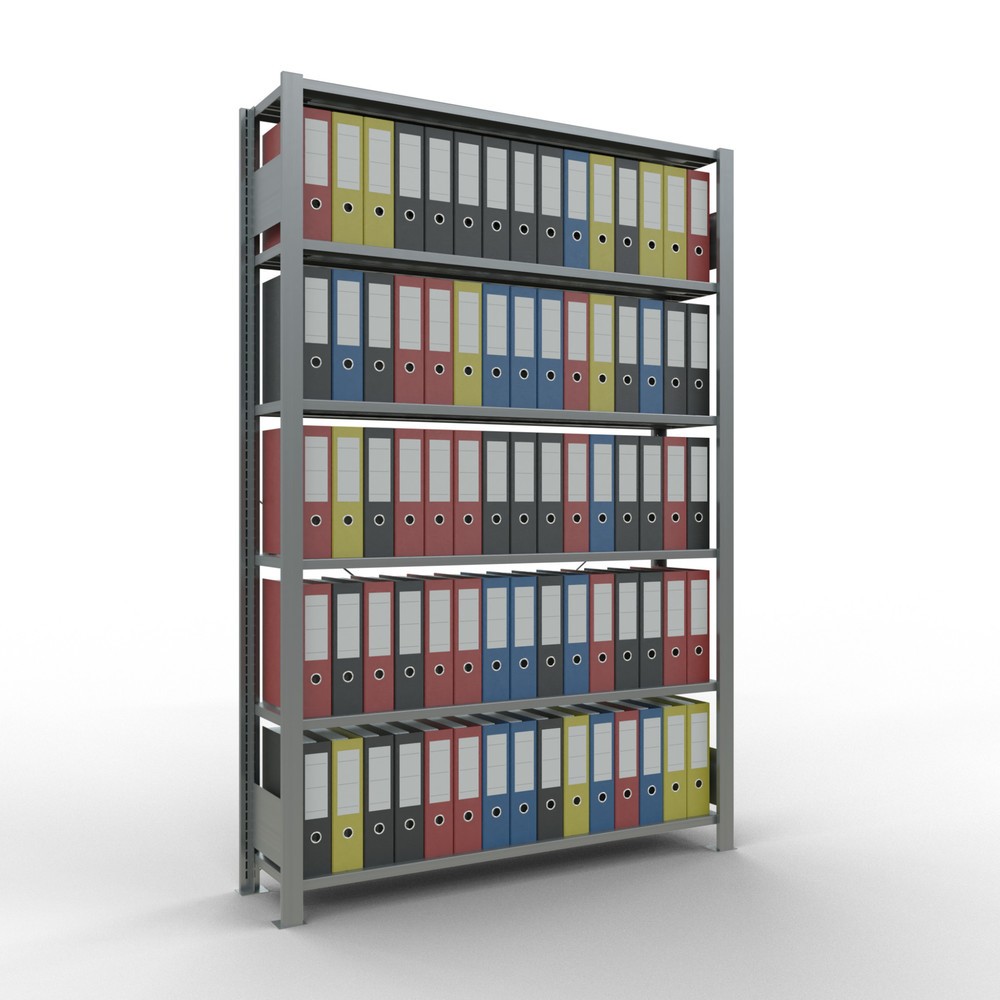 Produktabbildung Nr. 2: Rayonnage de bureau SCHULTE travée de base, utilisable d’un seul côté, sans barres de butée, CT 85 kg, HxlxP 2 000 x 1 300 x 300 mm