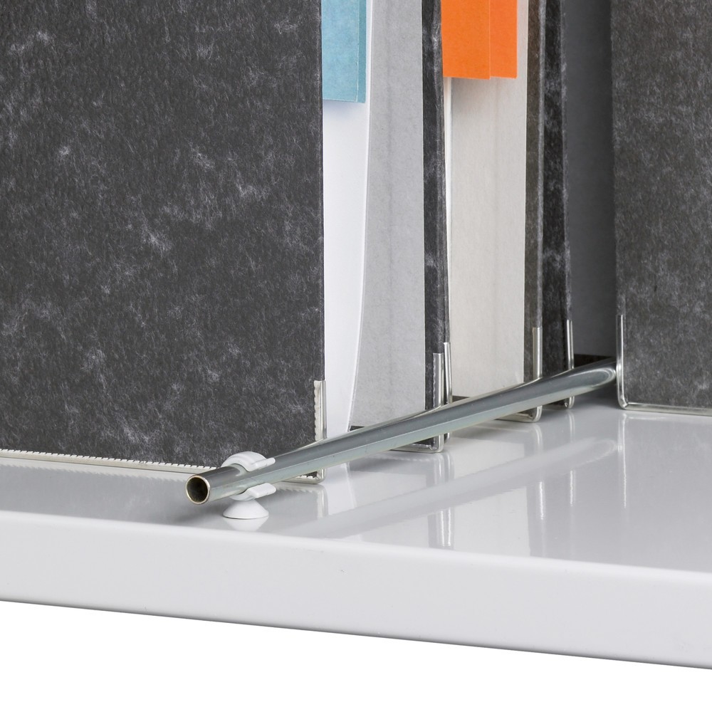 Produktabbildung Nr. 3: Rayonnage de bureau SCHULTE travée de base, utilisable des deux côtés, avec butées centrales, CT 150 kg, HxlxP 2 500 x 1 300 x 600 mm