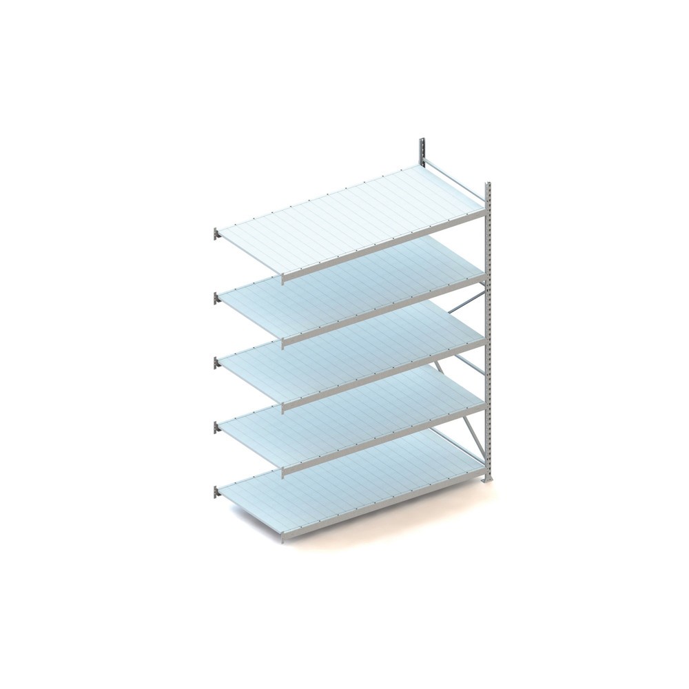 Produktabbildung Nr. 1: Rayonnage grande portée META, avec panneaux en acier, capacité de charge 600 kg, TA, H x l x P 3 000 x 2 200 x 1 050 mm